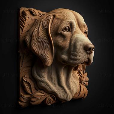 3D model dog (STL)